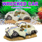 Aquarium Decoration Car Shape Ornament Fish Tank Decor Landscaping Accessory