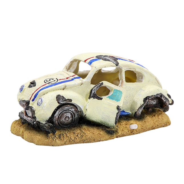 Aquarium Decoration Car Shape Ornament Fish Tank Decor Landscaping Accessory