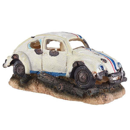 Aquarium Decoration Car Shape Ornament Fish Tank Decor Landscaping Accessory