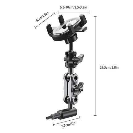 Land Cruiser Compatible A-Pillar Handle Car Phone Mount Adjustable Sturdy