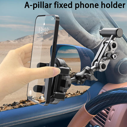 Land Cruiser Compatible A-Pillar Handle Car Phone Mount Adjustable Sturdy
