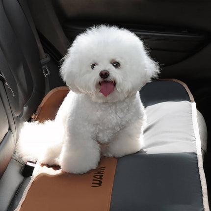 Pet Car Rear Seat Cushion Waterproof Dog Mat Tube Grip Anti Slip Universal Fit