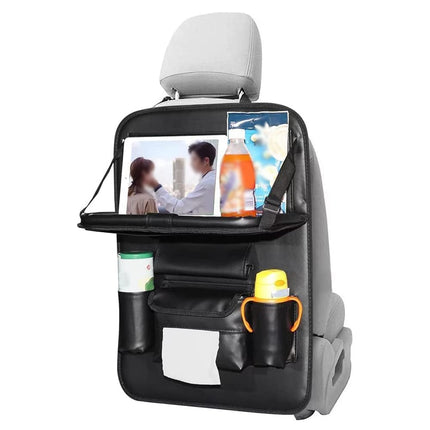 Car Seat Back Storage Bag Hanging Rear Seat Child Folding Dining Table Rack