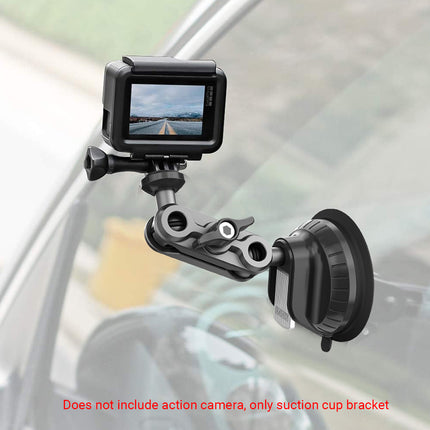 Car Suction Cup Camera Holder Strong Suction 360° Rotation Adjustable for Camera