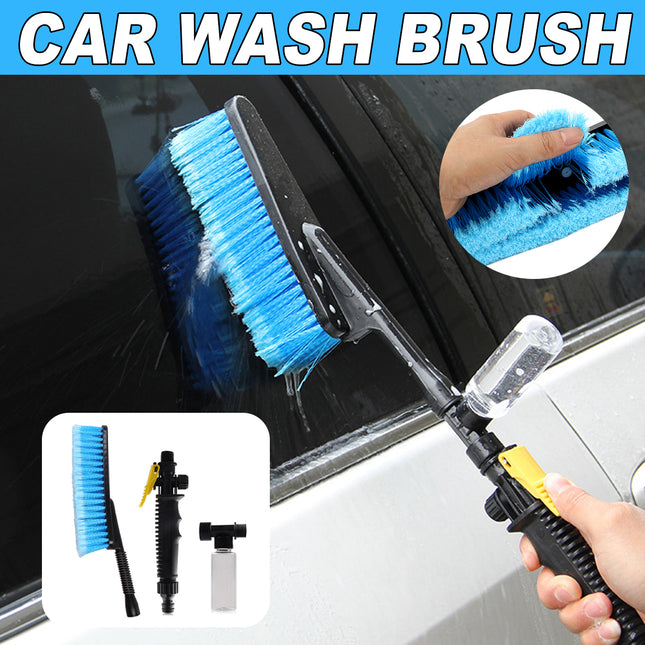 Car Wash Brush Hose Adapter Truck Cleaning Water Spray Nozzle Car Washing Care