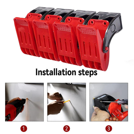 4PCS Multi Function Wall Mounted Towel Auxiliary Mat Clip for Car Wash