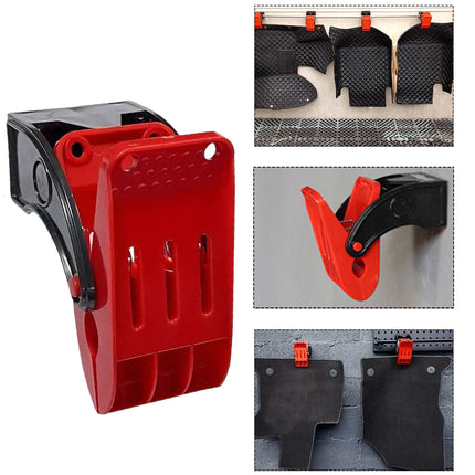 4PCS Multi Function Wall Mounted Towel Auxiliary Mat Clip for Car Wash