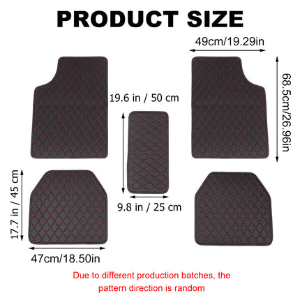 Automobile Waterproof Universal Foot Mat Carpet Car Stain Resistant Floor Mat