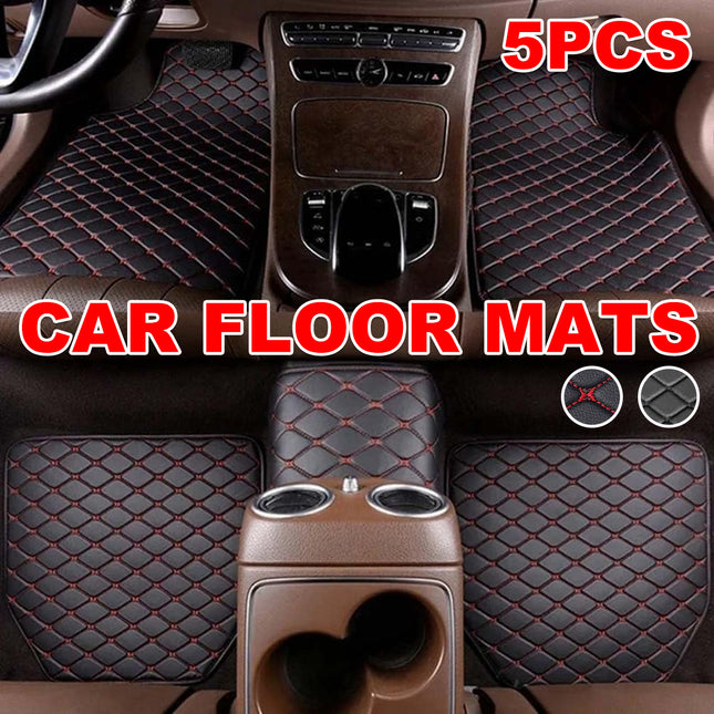 Automobile Waterproof Universal Foot Mat Carpet Car Stain Resistant Floor Mat