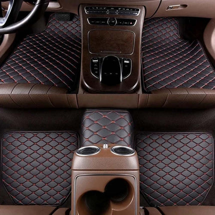 Automobile Waterproof Universal Foot Mat Carpet Car Stain Resistant Floor Mat