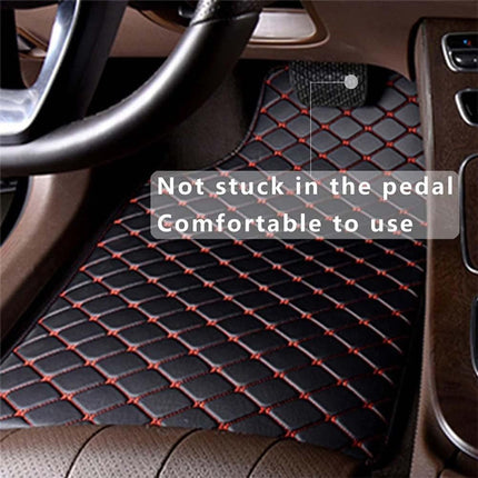 Automobile Waterproof Universal Foot Mat Carpet Car Stain Resistant Floor Mat