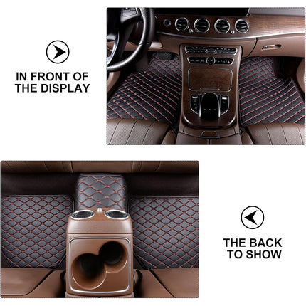 Automobile Waterproof Universal Foot Mat Carpet Car Stain Resistant Floor Mat