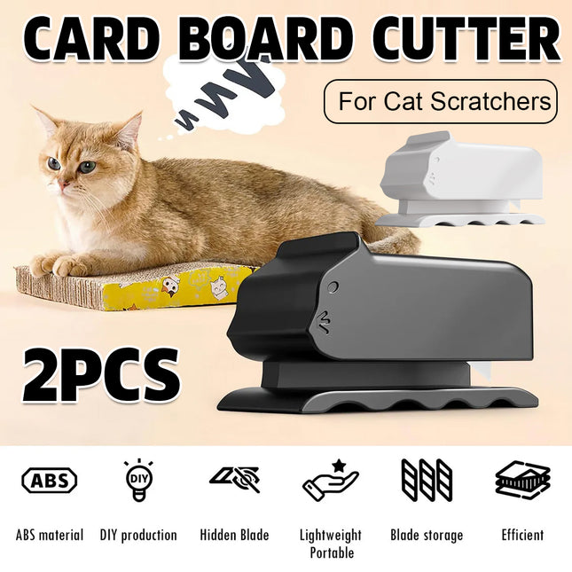 2PCS Card board Cat Scratcher Cutter Tool Set Durable for DIY Pet Toy Making Use