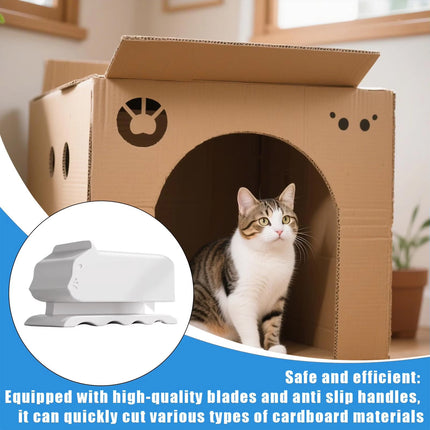 2PCS Card board Cat Scratcher Cutter Tool Set Durable for DIY Pet Toy Making Use