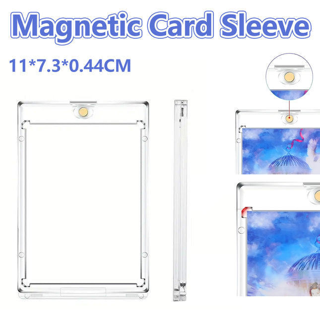 Magnetic Card Sleeve Protector UV-Protection Anti-Scratch For ID Bank Card Use