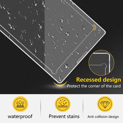 Magnetic Card Sleeve Protector UV-Protection Anti-Scratch For ID Bank Card Use
