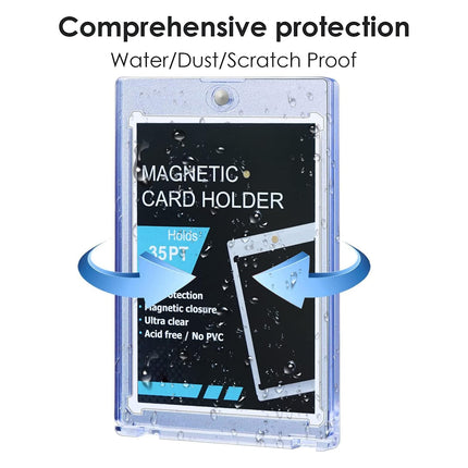 Magnetic Card Sleeve Protector UV-Protection Anti-Scratch For ID Bank Card Use