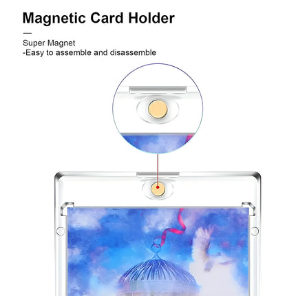 Magnetic Card Sleeve Protector UV-Protection Anti-Scratch For ID Bank Card Use