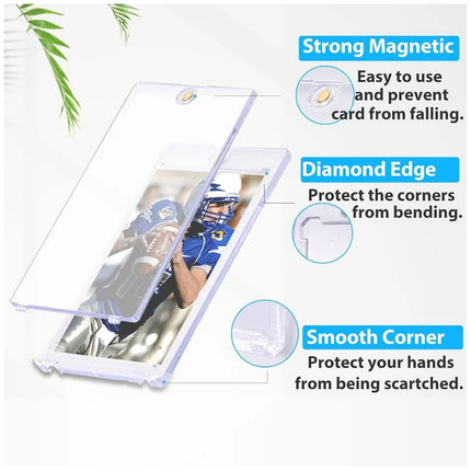 Magnetic Card Sleeve Protector UV-Protection Anti-Scratch For ID Bank Card Use