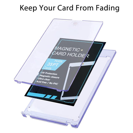 Magnetic Card Sleeve Protector UV-Protection Anti-Scratch For ID Bank Card Use