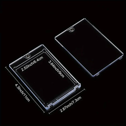 Magnetic Card Sleeve Protector UV-Protection Anti-Scratch For ID Bank Card Use