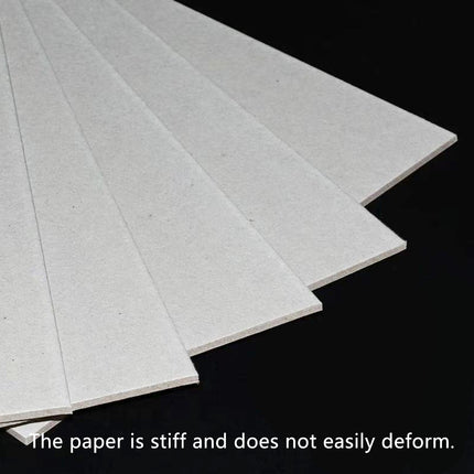 100PCS A5 Hard Cardboard Grey Board Printable Packaging Box Paper Durable