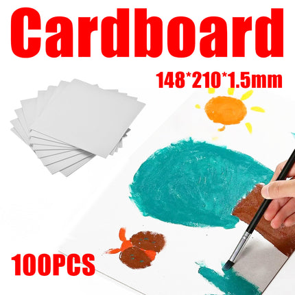 100PCS A5 Hard Cardboard Grey Board Printable Packaging Box Paper Durable