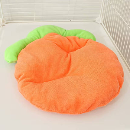 Carrot Shape Plush Pet Mat Soft Bed for Small Animals