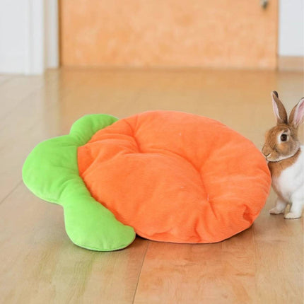 Carrot Shape Plush Pet Mat Soft Bed for Small Animals