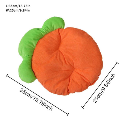 Carrot Shape Plush Pet Mat Soft Bed for Small Animals