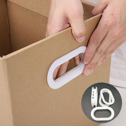 100pcs Plastic Carton Handle Durable Box Grip Holder Packaging Moving Storage