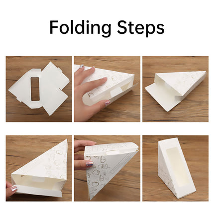 Transparent Window Sandwich Packaging Boxes Disposable Food Safe Leakproof