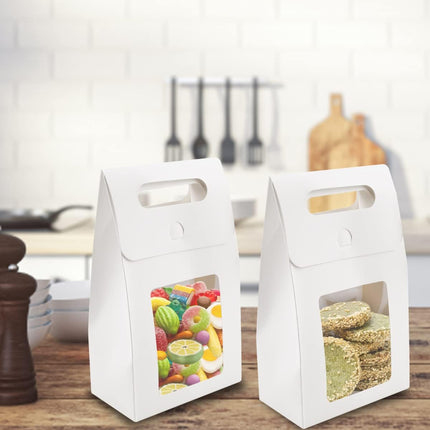 24PCS Handheld Gift Box Sturdy Durable for Holiday Wedding Present Packaging Use