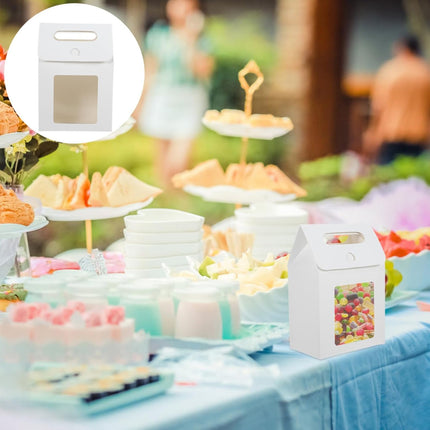 24PCS Handheld Gift Box Sturdy Durable for Holiday Wedding Present Packaging Use