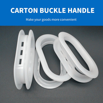 100pcs Plastic Carton Handle Durable Box Grip Holder Packaging Moving Storage