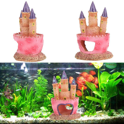 Aquarium Resin Fish Tank Castle Decoration Ornament Aquarium Decor Ornament