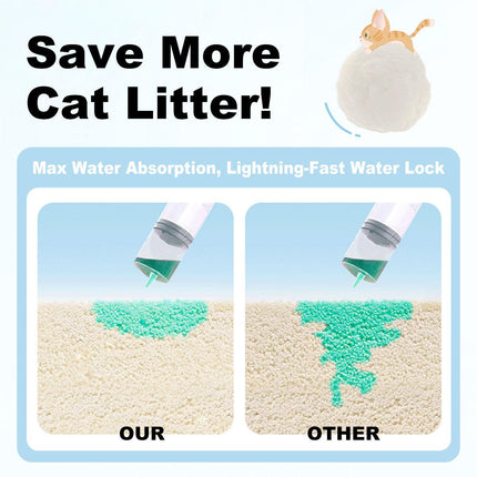 2PCS Tofu Cat Litter Non Stick Odour Control Clumping Litter for Young Cats