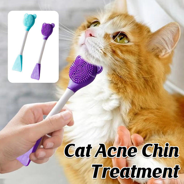 Cat Cleaning Silicone Brush Pet Toothbrush Dog Cleaning Brush Grooming Tool