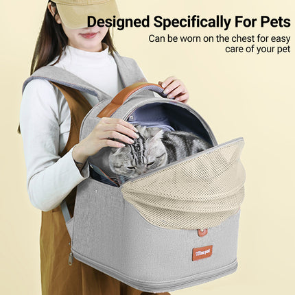 Cat Bag Portable Travel Cat Backpack Large Capacity Expandable For Cat Daily Use