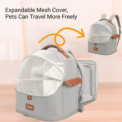 Cat Bag Portable Travel Cat Backpack Large Capacity Expandable For Cat Daily Use
