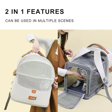 Cat Bag Portable Travel Cat Backpack Large Capacity Expandable For Cat Daily Use