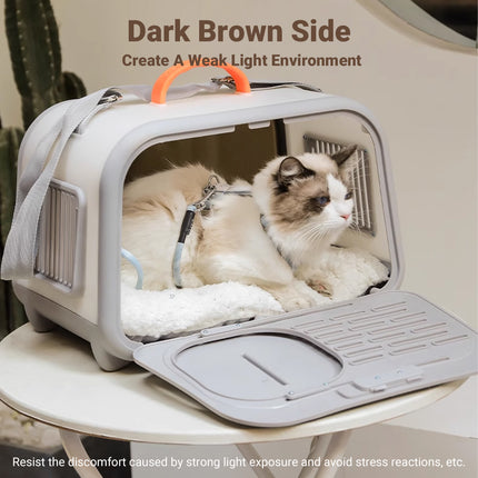 Portable Cat Carrier Bag Breathable Large Capacity Pet Travel Shoulder Backpack