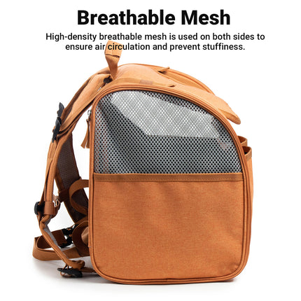 Expandable Cat Backpack Large Space Breathable Pet Carrier Capsule Travel Bag