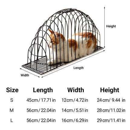 Cat Bath Cage Portable Pet Grooming Cage Foldable Mesh Cage for Small Animals