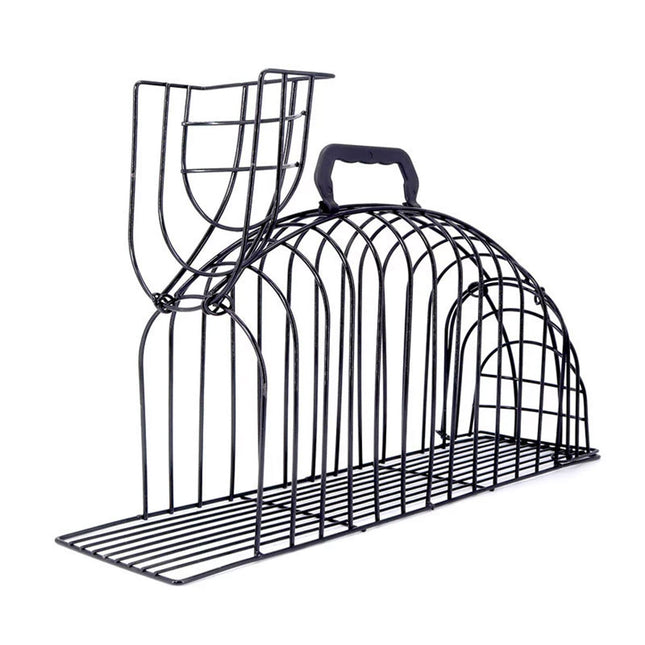 Cat Bath Cage Portable Pet Grooming Cage Foldable Mesh Cage for Small Animals