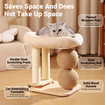 Cat Climbing Frame Bed Multi Functional Stand Cat Tree Condo Furniture for Cats