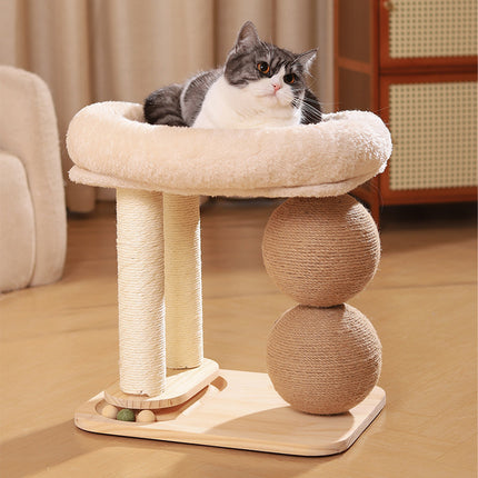 Cat Climbing Frame Bed Multi Functional Stand Cat Tree Condo Furniture for Cats