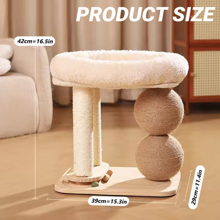 Cat Climbing Frame Bed Multi Functional Stand Cat Tree Condo Furniture for Cats