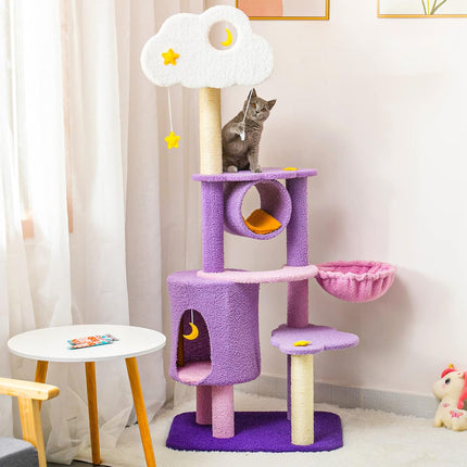 Cat Climbing Frame Cat Bed Cat Tree Jumping Platform Furniture Activity Center