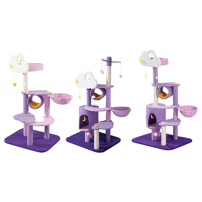 Cat Climbing Frame Cat Bed Cat Tree Jumping Platform Furniture Activity Center